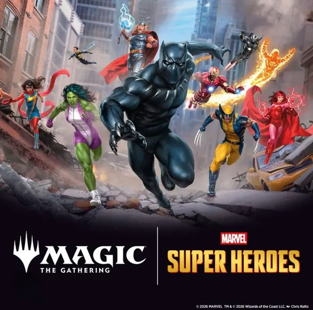 Omni’s Facebook event cover for MTG MARVEL SUPER HEROES PRERELEASE