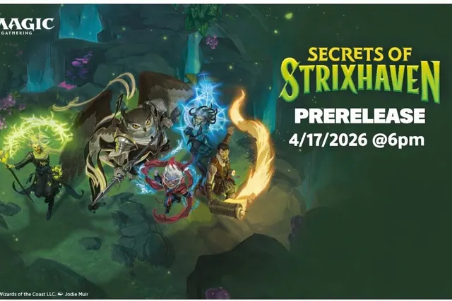 Omni’s Facebook event cover for Secretes of Strixhaven Prerelease
